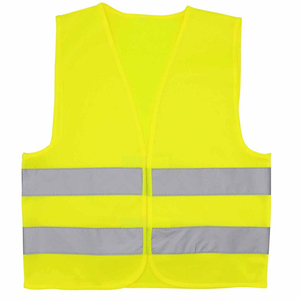 Chaleco de Seguridad ANSI Clase 2 Reflectante de Alta Visibilidad con LED Intermitente, Ligero, Impermeable, de Poliéster para Hombres y Mujeres - Product Image 1