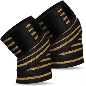 Correas de soporte elásticas de compresión de entrenamiento de diseño rodilleras deportivas accesorios de gimnasio de entrenamiento cruzado - Product Image 1