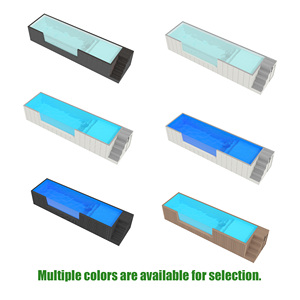 Piscine extérieure de luxe, petite piscine en FRP personnalisable pour hôtels et jardins, construction durable, spa - Product Image 6