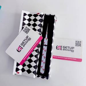 Pince à épiler pour extensions de cils GETUP BROSONS IMPEX de haute qualité, à pointe droite et lisse, avec logo personnalisé - Product Image 5