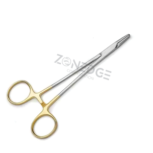 Pinzas profesionales para soportes de agujas de madera Crile, salas laterales rectas TC, pinzas quirúrgicas de carburo de tungsteno de 230 mm y 9 "de Zonedge - Product Image 4