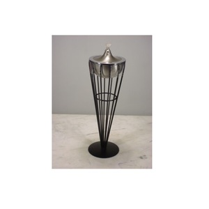 Torche Tiki en cuivre fini antique avec support en métal pour jardin patio balcon intérieur extérieur éclairage de fête utilisation décorative - Product Image 4