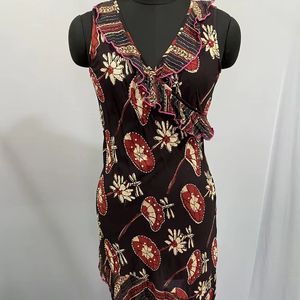 Beautifully Designed 100% Cotton Fabric Maxi Summer Custom Colors Straight Silhouette Natural Waistline Casual Style for Sale - Product Image 1