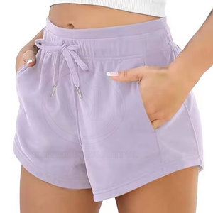 Shorts pour femmes personnalisés de haute qualité, vêtements décontractés respirants de couleur unie pour la salle de sport Sexy Sport Work-un nouveau style pour les filles - Product Image 4
