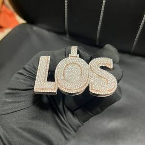 Ice Out Zircon Pavé Grand Coeur Pendentif Hip Hop Bling Collier Bijoux Élégants Cadeau pour Hommes Femmes Flashy Rap Déclaration - Product Image 5