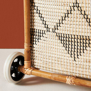 Cochecito de bebé de fibra de bambú Natural superventas de fábrica de carrito de té de ratán para habitación de niños - Product Image 5