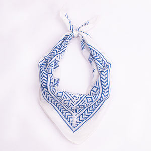 Pañuelo Cuadrado de Algodón Ecológico, Unisex, Estampado Multicolor, Ligero, Transpirable, Elegante, Estampado, para Hombre y Mujer, Tela Suave y Brillante - Product Image 1