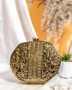 Elegante Bolso de Mano Metálico de Lujo para Mujer, Ideal para Regalo, Bolso de Noche Único con Correa de Cadena, Calidad Premium - Product Image 3