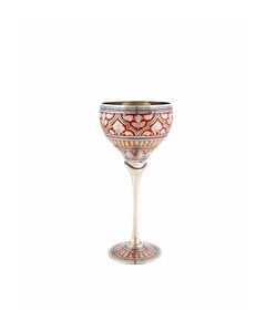 Verre à cocktail en laiton doré, design en verre gaufré, très vendu, capacité 300 ml, fabrication artisanale, design de luxe pour restaurant et bar - Product Image 4