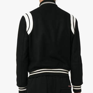 Chaqueta Letterman Casual Personalizada de Súper Calidad, Transpirable, 100% Algodón para Hombre, Diseño Único, Cuello Alto, Temporada de Invierno, Adulto - Product Image 4