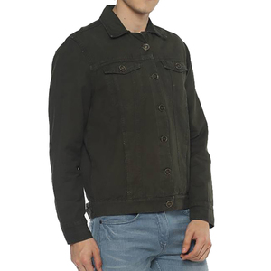 New Style Men Winter Denim <b>Jacket</b> with Custom Logo Hooded Eco-Friendly & Breathable Outdoor Wear Full Sleeves - Product Image 4