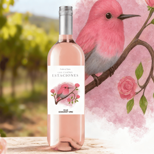 Rượu vang Las Cuatro Estaciones, SemiSweet Rose, Tempranillo và Garnacha, 11% cồn, giống cây nho Tây Ban Nha, 0,75L, Castilla La Mancha - Product Image 6