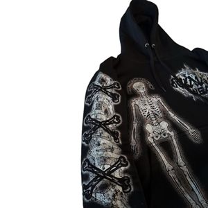 Vente en gros de pulls à capuche surdimensionnés 100% coton avec impression personnalisée Design personnalisé pour l'hiver - Product Image 3