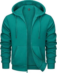 Vintage lavado de algodón polar Zip Hoodie de gran tamaño Unisex moda Streetwear Pullover chaqueta - Product Image 1