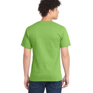 Camiseta Clásica de Algodón para Hombre, Cuello Redondo, Color Sólido, Ligera, Cómoda, Manga Corta, Informal, para Uso Diario - Product Image 5