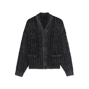 Suéter Cárdigan de Invierno para Hombre, Corte Holgado y Cálido, Prenda Exterior Antibolitas y Transpirable, Diseño con Logotipo Frontal, Colores y Tallas Personalizables - Product Image 2