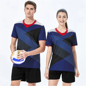 Uniformes de voleibol de ropa de equipo hechos en Pakistán Logotipo de impresión personalizado ligero uniforme de voleibol para hombres - Product Image 3