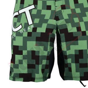 Short de compression MMA avec impression par sublimation personnalisée 100% polyester Vêtements d'arts martiaux Muay Thai pour hommes et femmes Vêtements de sport MMA - Product Image 4