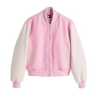 Jaket Letterman Wanita Rajutan Kancing Solid yang Nyaman dan Dibuat Sesuai Pesanan dengan Desain Musim Dingin yang Bernapas untuk Dijual Online