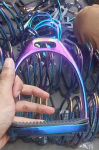 อุปกรณ์คนขี่ม้าทำจากเหล็กเกรดพรีเมี่ยมสำหรับขี่ม้าโค้งงอสีสัน2025ทนทานและมีสไตล์ - Product Image 5