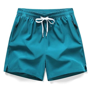 Pantalones cortos informales Vintage para hombre, bolsillos, básicos, de Color sólido, de secado rápido, ligeros, para correr, correr, pantalones de playa - Product Image 2