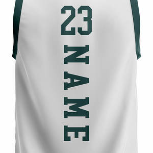 Maillot de basketball personnalisé pour homme, imprimé par sublimation, respirant, anti-humidité, 100 % polyester, uniformes et chemises - Product Image 4