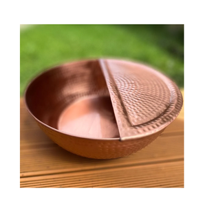 ชามใส่เท้าทำจากทองแดงพร้อมฝาปิดอ่างสปาอ่างสปา100% ทองแดงบริสุทธิ์เป็นมิตรกับสิ่งแวดล้อม - Product Image 6