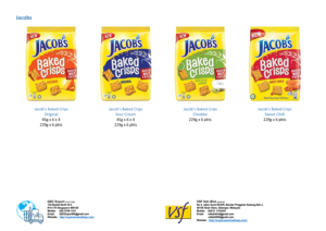 Jacobs nướng crips <span class=keywords><strong>Cheddar</strong></span> 229g x 6 pkts bổ dưỡng kem Bánh quy giòn nguồn sợi - Product Image 4