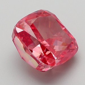 Diamant rose vif fantaisie certifié IGI, cultivé en laboratoire, taille coussin, diamant non monté pour la vente en gros de bijoux fins - Product Image 5