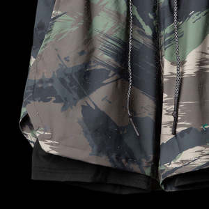 กางเกงวิ่งขาสั้นผู้ชายแบบ2 in 1แห้งเร็วออกแบบได้ตามต้องการกางเกงออกกำลังกายเล่นยิมพร้อมกระเป๋าใส่โทรศัพท์ - Product Image 3