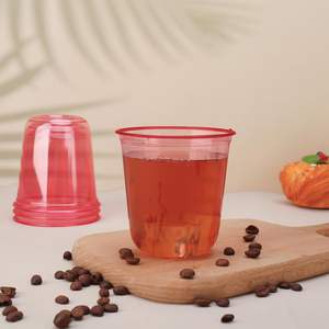 แก้วน้ำแบบไม่มีก้าน ขนาด 12 ออนซ์ ผลิตจากวัสดุ PET/PLA ย่อยสลายได้ ปลอดสาร BPA เป็นมิตรกับสิ่งแวดล้อม เหมาะสำหรับงานปาร์ตี้ งานแต่งงาน งานวันเกิด และงานประชุม - Product Image 6