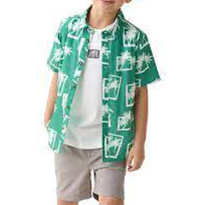 Superbe ensemble décontracté deux pièces pour garçons, nouveau modèle printemps-automne, col montant, en coton doux à motif animalier pour bébé - Product Image 1