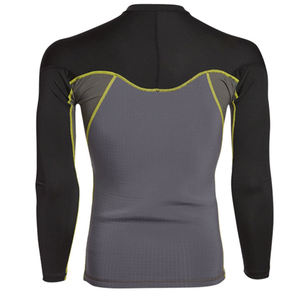 2026 Lightweight Long Sleeve MMA Rash Guard Ergonomic <b>Design</b> Anti-Slip Waistband <b>Compression</b> Breathable Spandex/Nylon <b>Custom</b> - Product Image 3