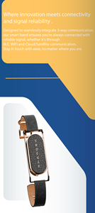 Rastreador de ejercicios elegante con navegación GPS Conectividad WiFi 4G duradera Detección de caídas y correa de mano de silicona metálica - Product Image 3