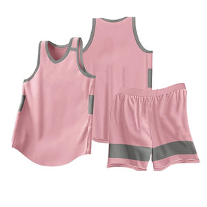 Ensemble maillot et short de basket-ball taille jeune et adulte disponible équipe de conception personnalisée porter uniforme en maille respirante à séchage rapide - Product Image 5
