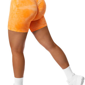 Shorts Deportivos Transpirables de Cintura Media para Mujer, Estilo Sin Costuras para Gimnasio, Diseño Deportivo Personalizado para Yoga y Entrenamiento - Product Image 3