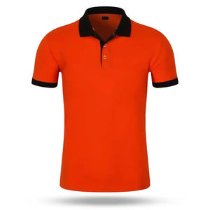 T-shirts de golf 100% coton pour hommes Logo brodé personnalisé vierge à bas prix avec impression graphique pour polos - Product Image 6