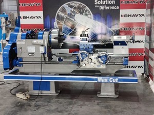 Machine de tour robuste Durable de 7 pieds poupée de précision de 80 mm entraînement par engrenage équipement de tournage de métal d'atelier industriel - Product Image 6