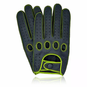 Guantes de cuero para hombre, guantes de conducción de cuero suave al tacto, cómodos, elegantes, ligeros, para mujer - Product Image 2