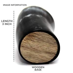 แก้วน้ำทำมือจากเขาควายลายธรรมชาติ ทนทาน เหมาะสำหรับใช้ในครัว บาร์ และงานปาร์ตี้ สไตล์เรียบง่ายแบบชนบท - Product Image 3