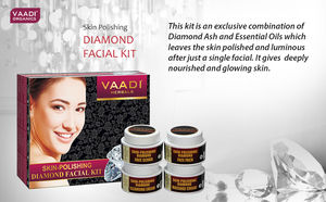 Crème Polissante pour la Peau Vaadi Herbals au Diamant 270g avec Poussière de Diamant et Huiles Essentielles Blanchissante Lumineuse Lisse - Product Image 5