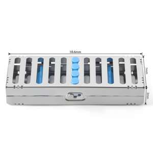 Bandeja de Esterilización de Acero Inoxidable de Alta Calidad para Cirugía, Autoclave Manual, Casete de Cirugía Dental de 5 Piezas, Bandeja para Retenedor de Escalador, CE - Product Image 5