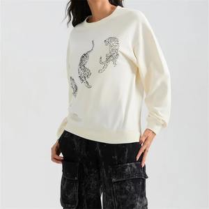 Sudaderas con estampado de tigre para mujer, Jersey gráfico informal, camisetas de gran tamaño, ropa de calle para salir - Product Image 2
