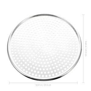 New Popular Aluminum Pizza Pan <b>Baking</b> Tray Home Kitchen <b>Baking</b> Bakeware Restaurant Kitchenware Pizza <b>Accessories</b> Made in India - Product Image 3