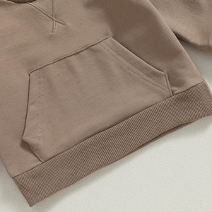 สเวตเตอร์ใส่ได้ทั้งชายและหญิงเสื้อสเวตเชิ้ตสีพื้นแบบไม่มีหมวกสำหรับฤดูใบไม้ร่วงฤดูหนาว - Product Image 4