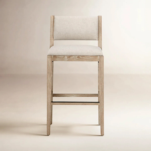 Chaise en teck de style simple et décontracté pour cour, jardin, terrasse, hôtel, bar, avec coussin pour la maison et l'hôtel - Monela - Product Image 2