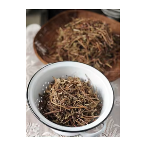 Hierba de gelatina negra seca de Vietnam, Cincau Chao Guai, hierba seca, hoja de gelatina, gel alto de Thach Den - Product Image 1