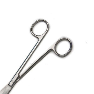 Tijeras de disección T.C de carburo de tungsteno de punta afilada quirúrgica Dental 15 Cm Acero inoxidable recto curvo medio color dorado Ce - Product Image 3