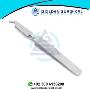 Pinzas de colocación de soporte dental Puntas lisas estrechas Pinzas quirúrgicas de acción inversa de ortodoncia Colocación de soporte de unión - Product Image 5