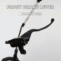 Nouvel ensemble de levier de frein à maître-cylindre avant en alliage d'aluminium pour scooter et moto, conception intégrée, pièces de rechange et de réparation IATF